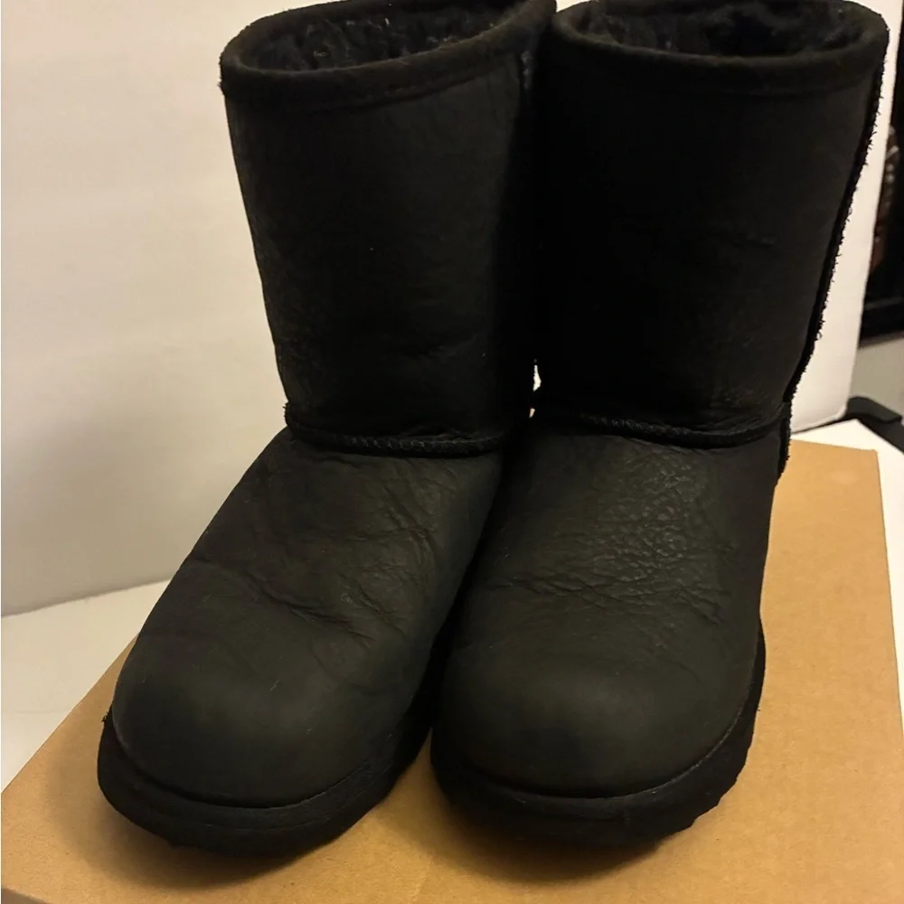 Cozy Black Kids Ugg Boots